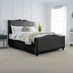 Bed Frame Double - Knox Upholstered Bed With Frame