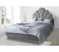 Bed Frame King Size - Scallop Headboard Bed Frame Storage