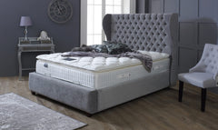 Bed Frames Double - Chesterfield Wingback Bed