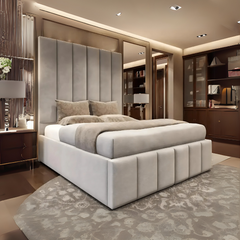 Bed with Under Storage - Panel Lift Bed