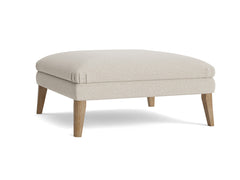 Cozy Cushion - Footstool with Wooden Legs 2
