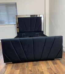 Double Bed Base with Storage - Aurora Storage Bed 2