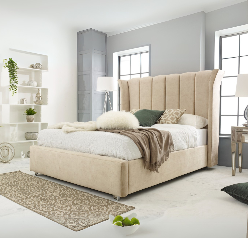 Double Bed Frames - Wingback Tokyo Bed Frame