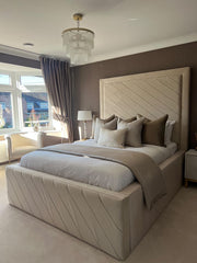 Double Bed With Storage And Mattress - Serene Cache Bed