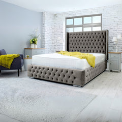 Full Bed Frame with Storage - Chesterfield Stow Bed 2