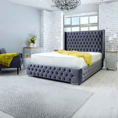 Full Bed Frame with Storage - Chesterfield Stow Bed 4