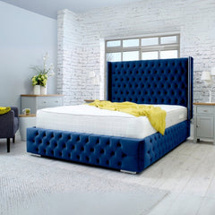 Full Bed Frame with Storage - Chesterfield Stow Bed