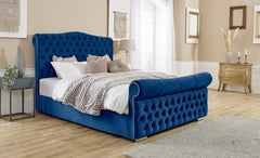 Upholstered Bed Frame - Colorado Tufted Bed With Storage