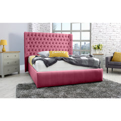 Upholstered Bed With Frame - Chesterfield Bed Frame With Storage