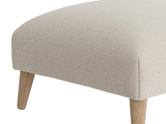 Footstool With Wooden Legs - ComfyPuff Footstool