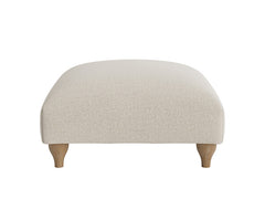Footstool With Wooden Legs - ComfyPuff Footstool