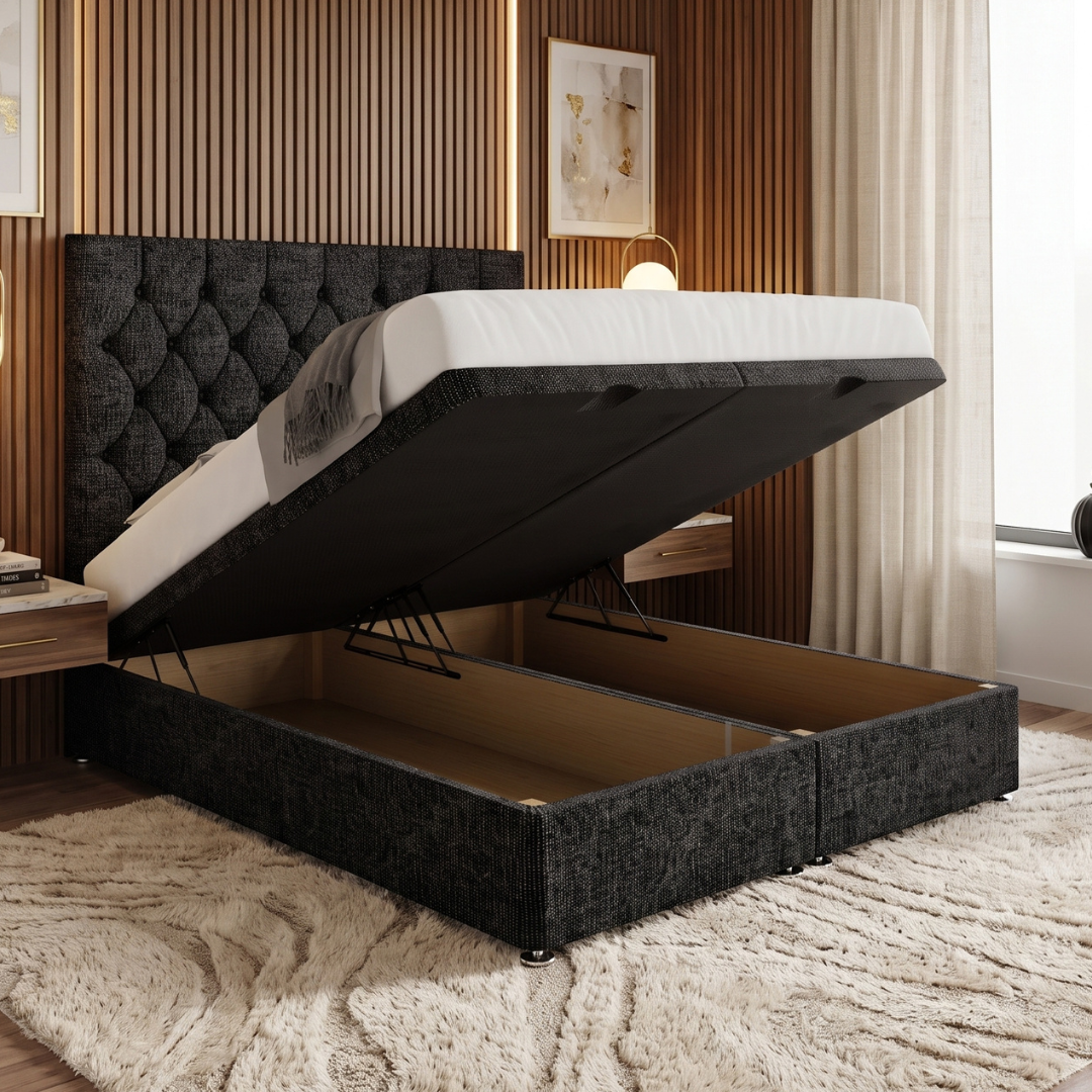 Chesterfield Divan Bed with Storage
