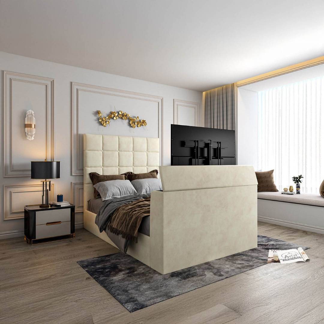 Cubed TV Bed Frame