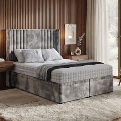 Liner Wingback Divan Ottoman Bed