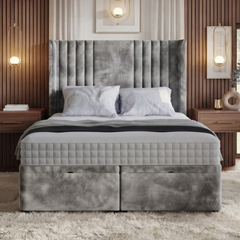 Liner Wingback Divan Ottoman Bed
