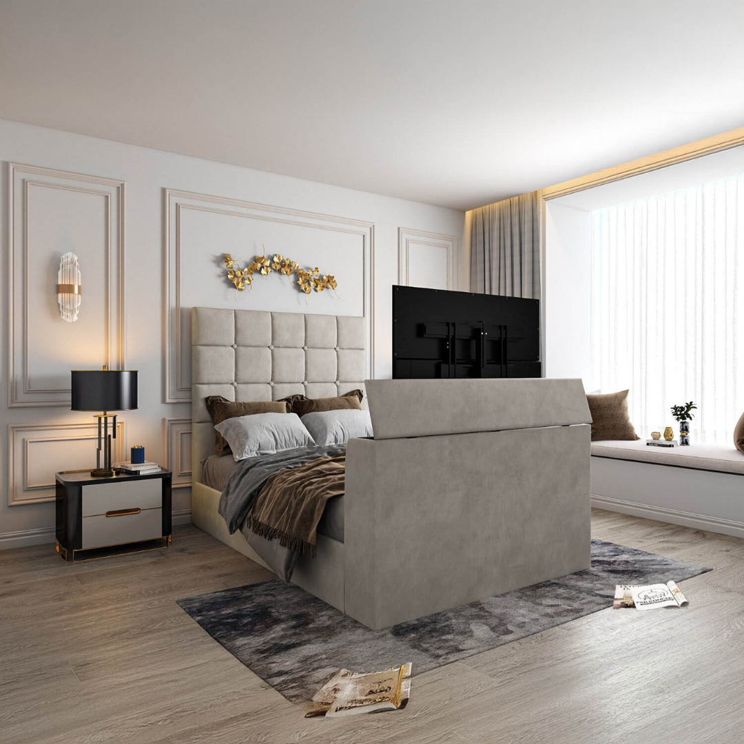 Cubed TV Bed Frame