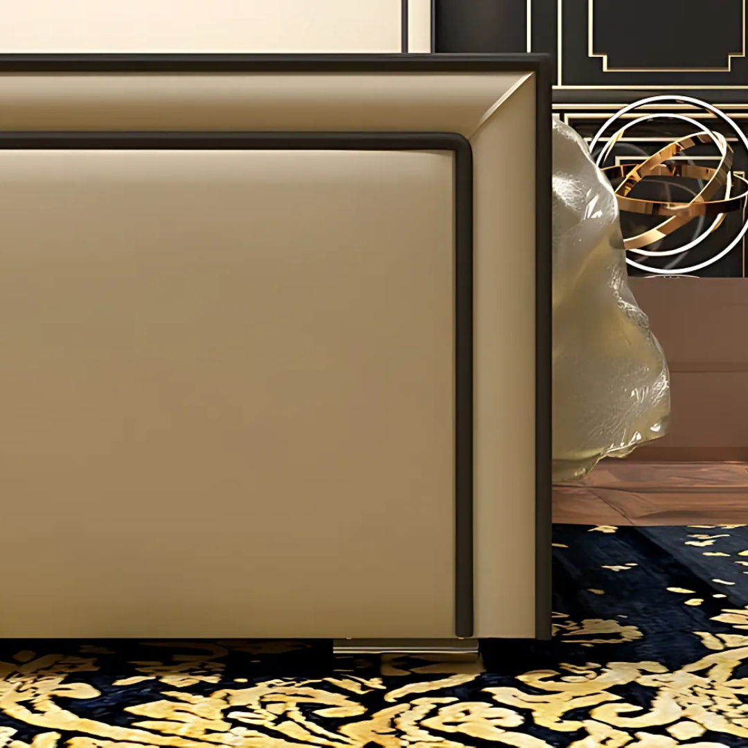 Queen Bed Frame - Modern Bed With Elegant Padded Design