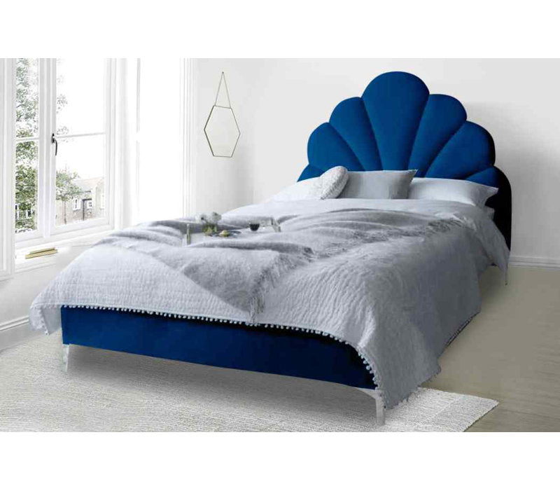 Bed Frame King Size - Scallop Headboard Bed Frame Mattress