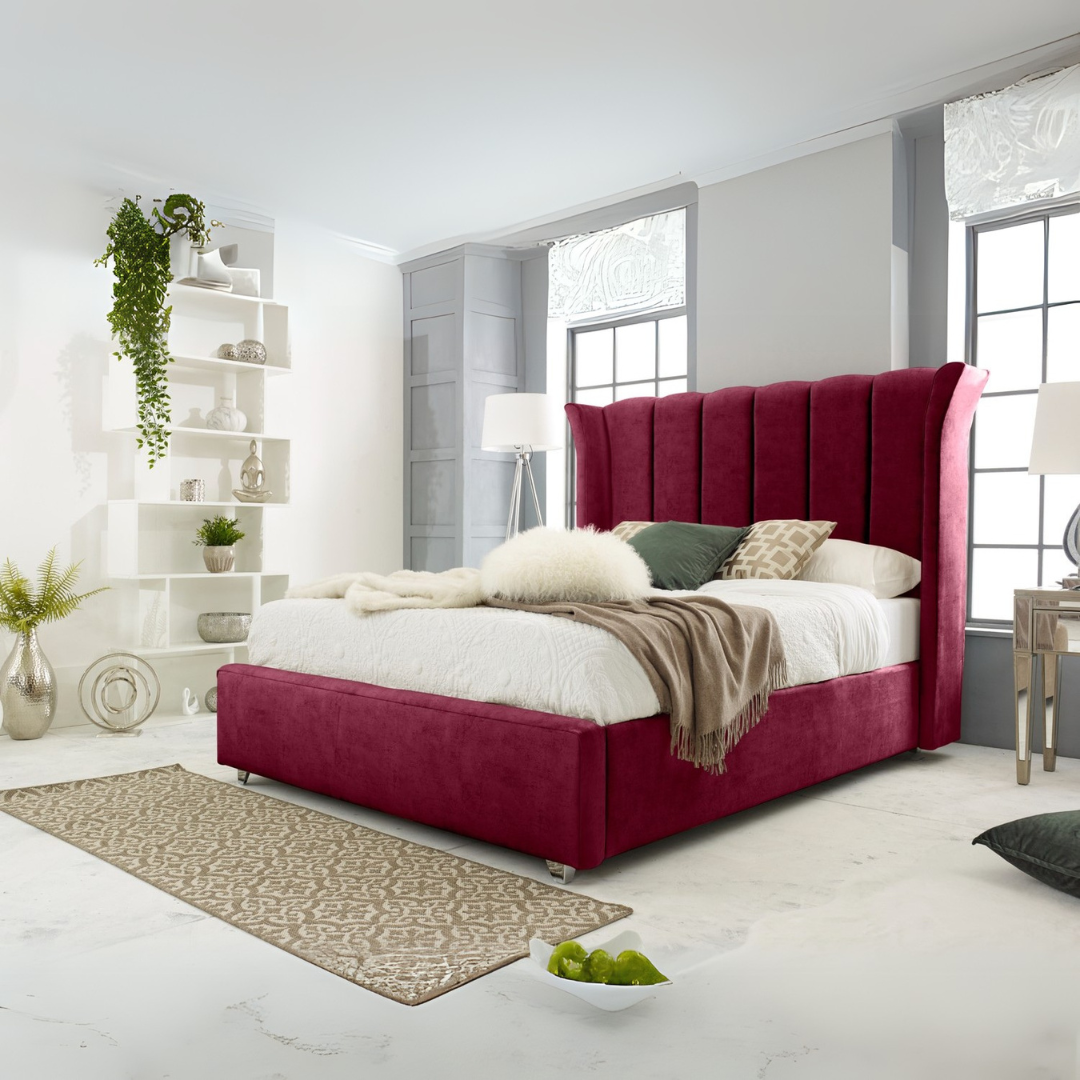 Double Bed Frames​ - Wingback Tokyo Bed with Frame