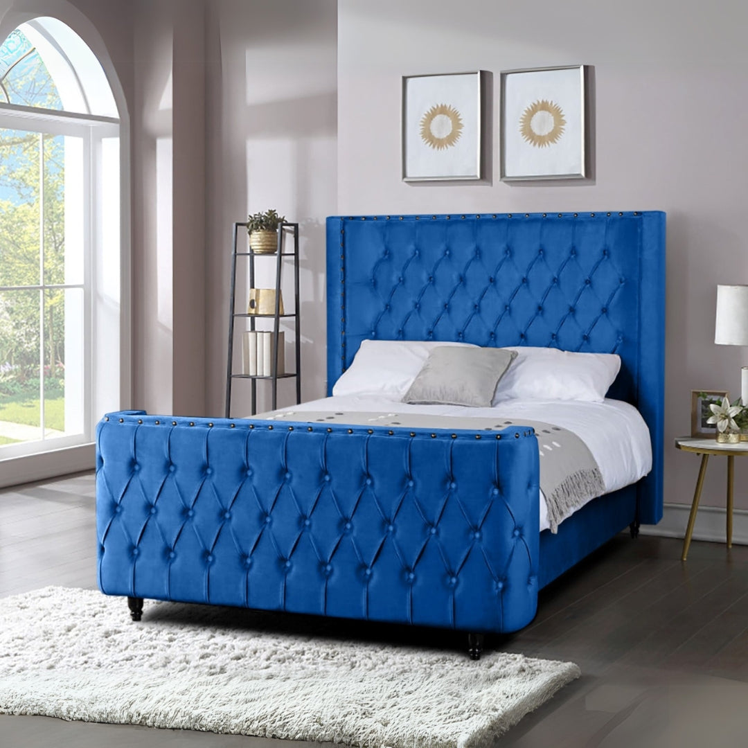 King Size Bed Frame with Storage - Black Storage King Bed Frame 5