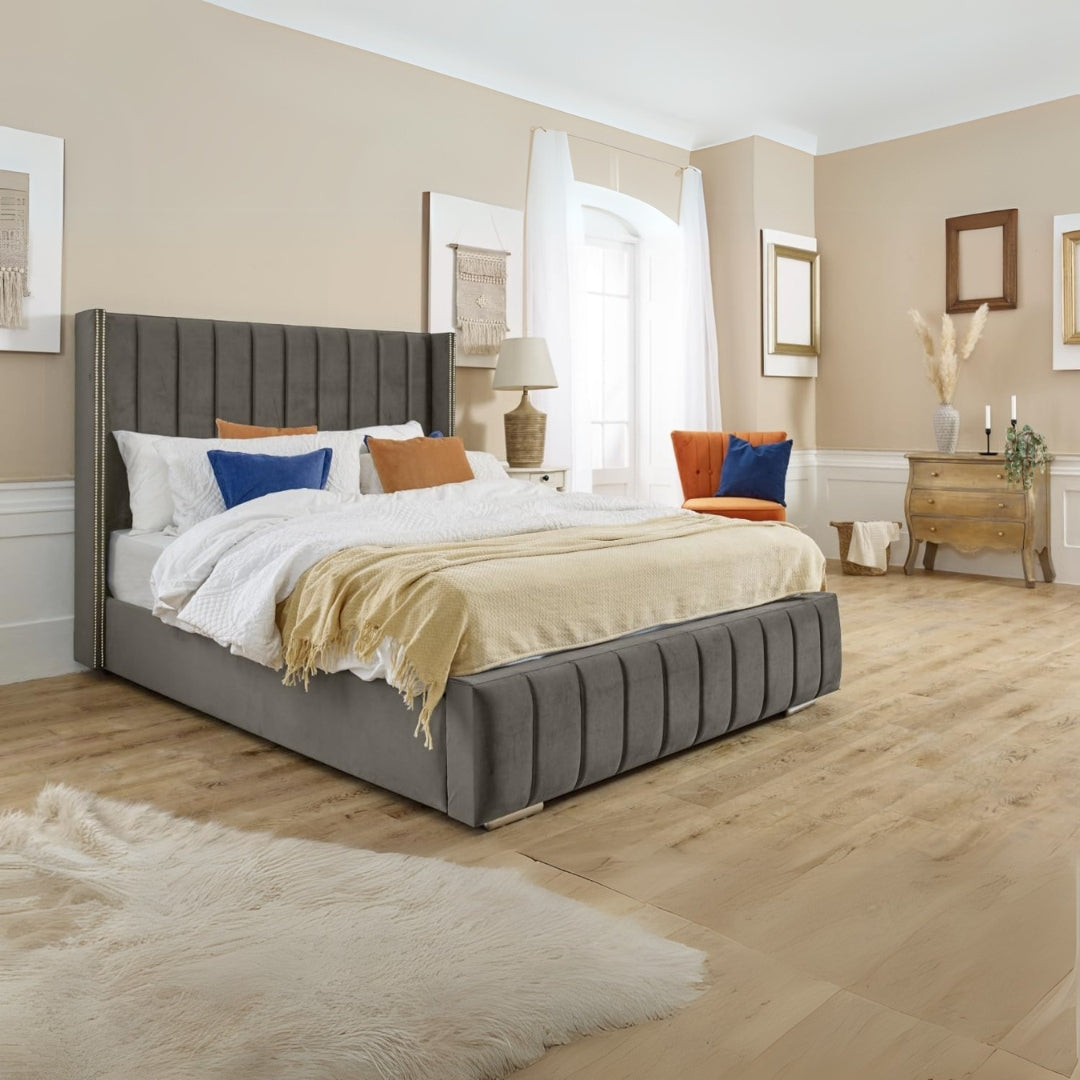 King Size Storage Bed - Regal Wing Bed 5