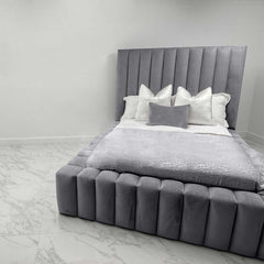 Queen Bed Frame with Storage​ - Linear Stow Bed Frame 3