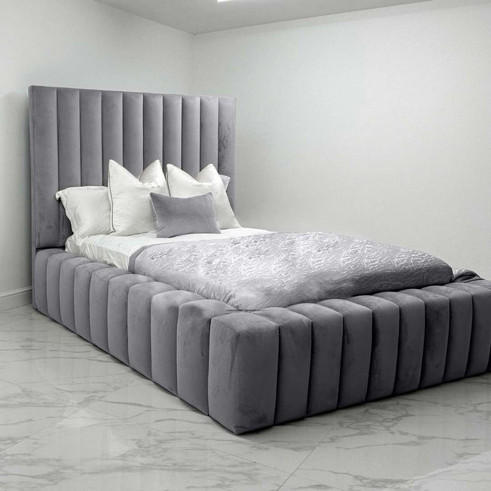 Queen Bed Frame with Storage​ - Linear Stow Bed Frame 4