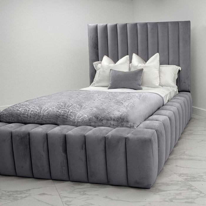 Queen Bed Frame with Storage​ - Linear Stow Bed Frame 5