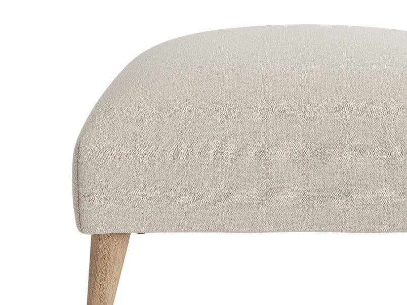 Footstool With Wooden Legs - ComfyPuff Footstool
