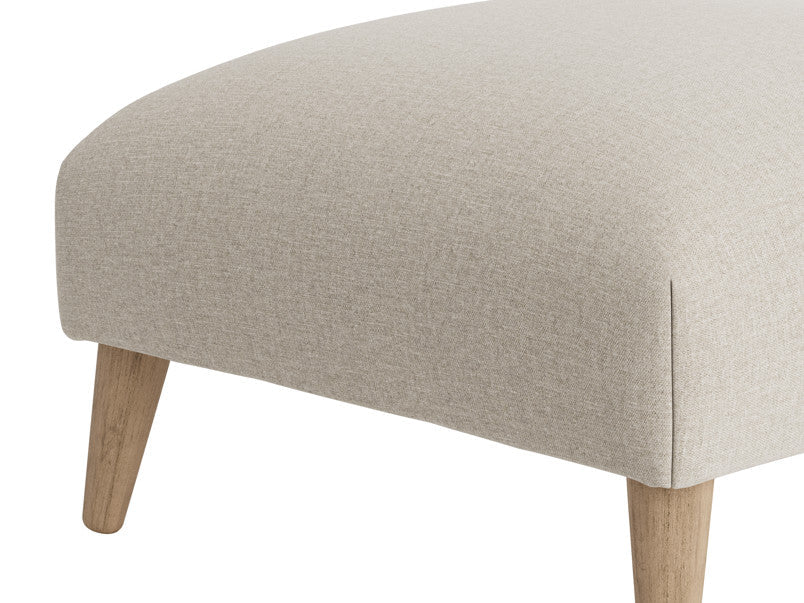 Footstool With Wooden Legs - ComfyPuff Footstool